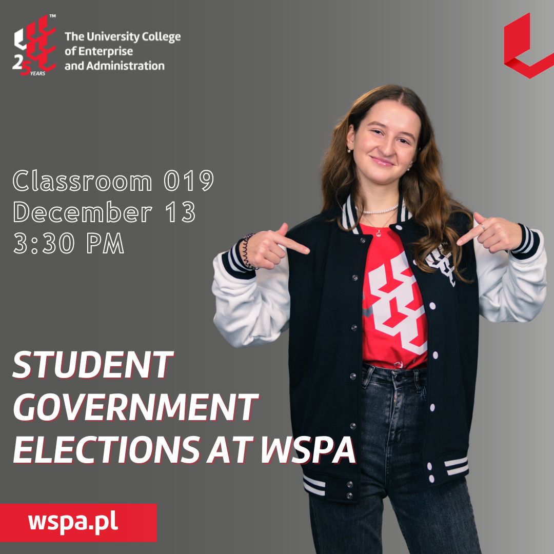 December 13 Student Government Elections at WSPA University College